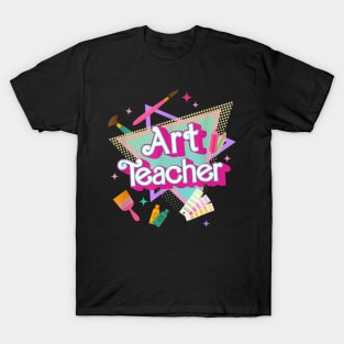 Art Teacher Retro Style T-Shirt